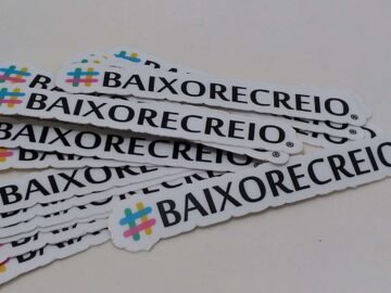 Adesivo Oficial Hashtag do Baixo Recreio