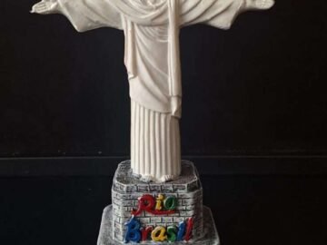 Cristo Rio Brasil colorido