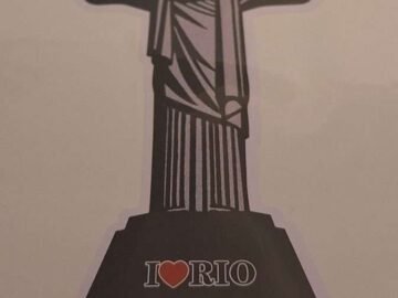 adesivo cristo eu amo rio