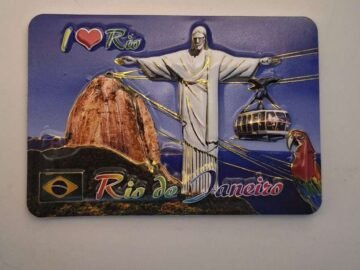 imã de geladeira Cristo pão de açucar