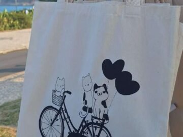 ecobag balões coração