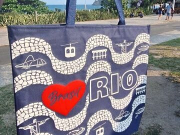bolsa coração Brasil