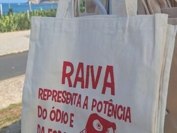 ecobag  divertidamente raiva