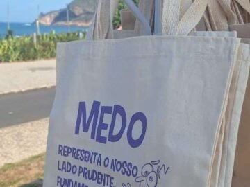 ecobag  divertidamente medo