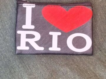 porta moedas quadrado eu amo Rio, Rio de janeiro, brasil