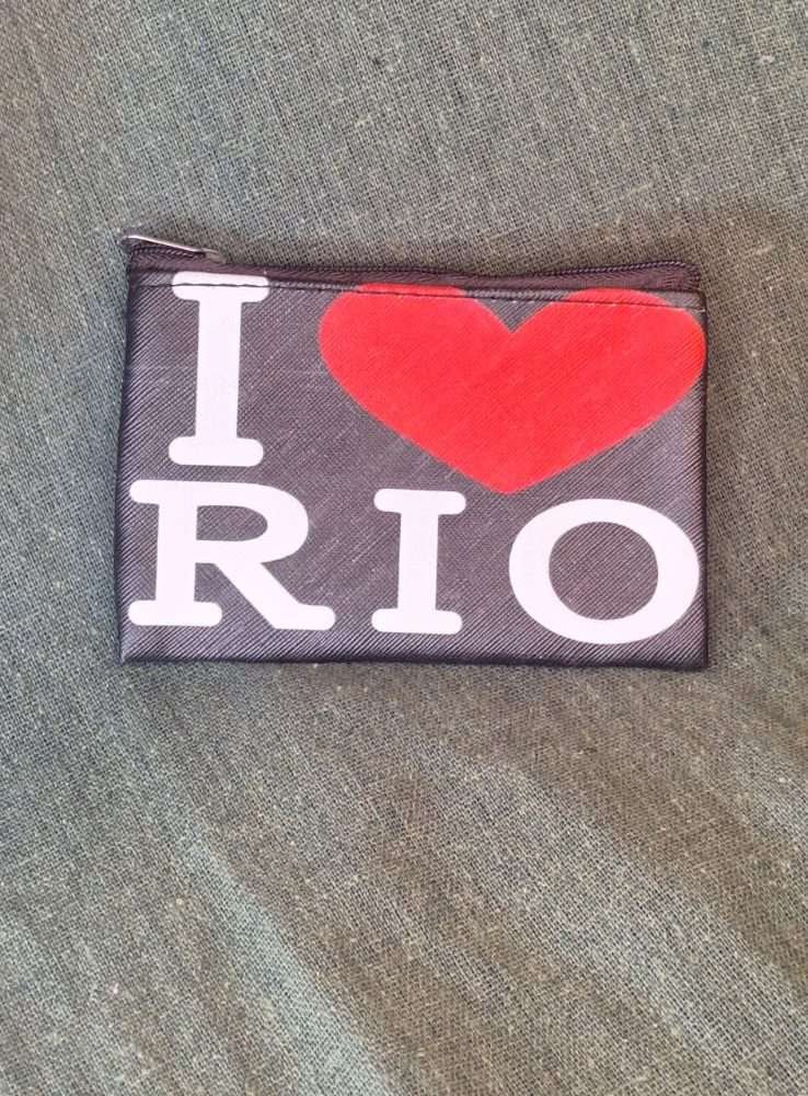 porta moedas quadrado eu amo Rio, Rio de janeiro, brasil
