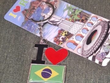 chaveiro I love Brasil 
