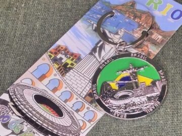 chaveiro Rio de Janeiro, Cristo Redentor, bondinho, maracanã, bandeira do Brasil