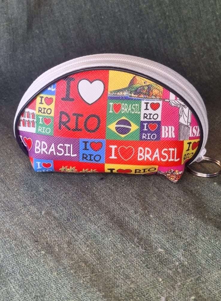 porta moedas colorido, Eu amo Rio, Rio de Janeiro, lapa, Cristo, brasil, pão de açúcar, bondinho, Rio de Janeiro, Brasil