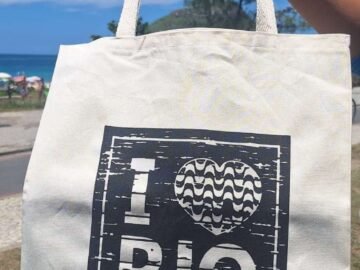 Ecobag eu amo Rio