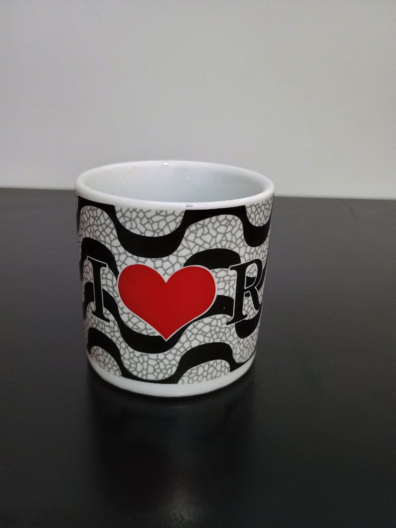 Xicara media I Love Rio, calçadão de Copabana