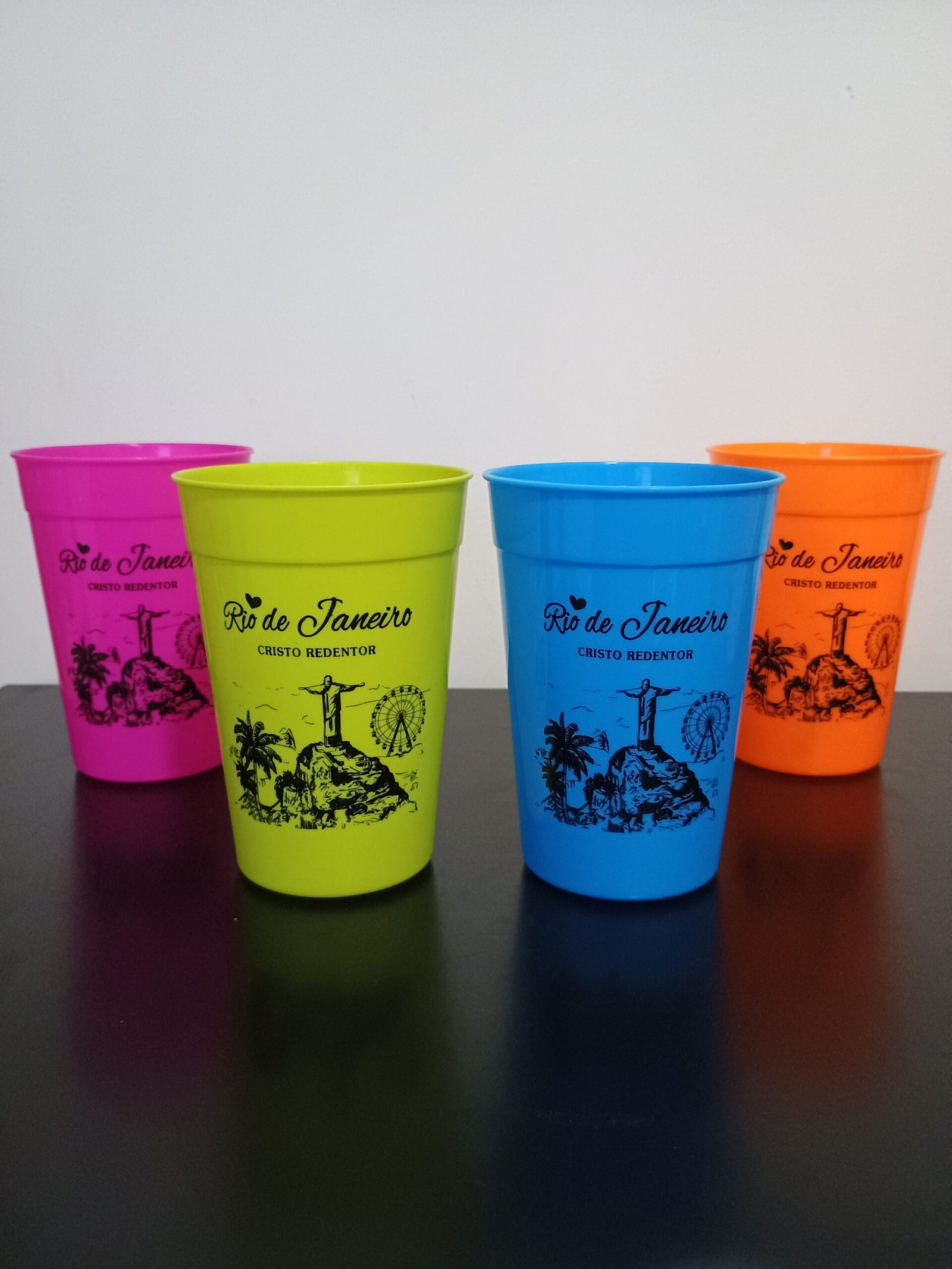 Copo de Plastico Rio de Janeiro Cristo Redentor 