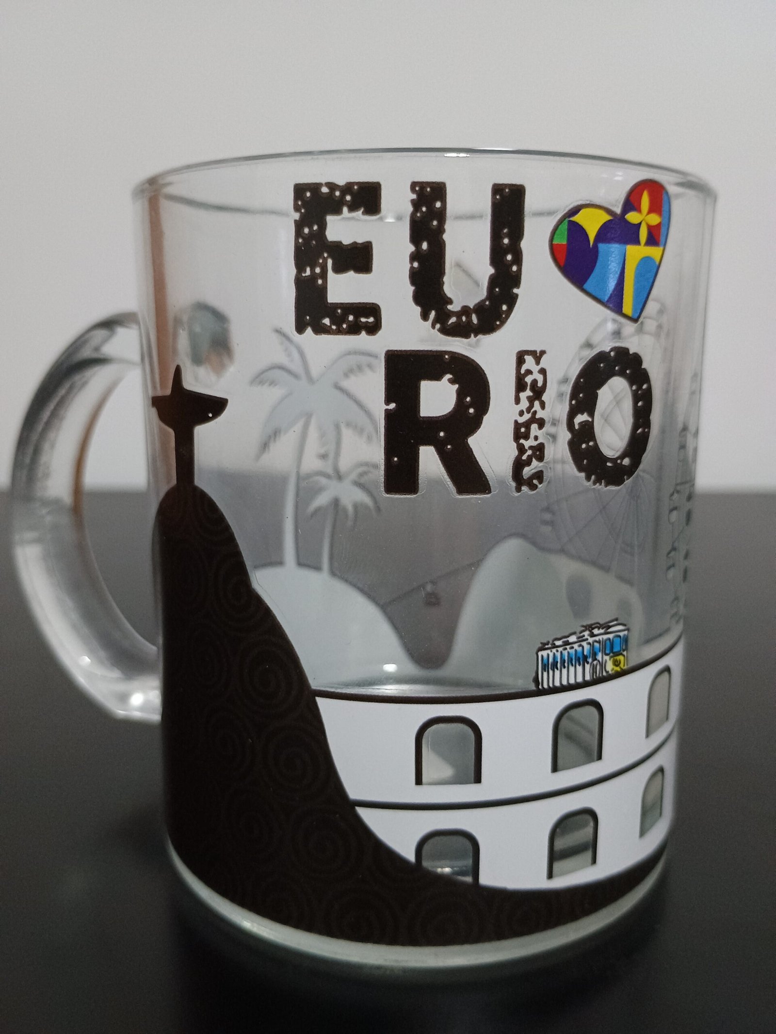 Xicara Grande Roda gigante em transparência