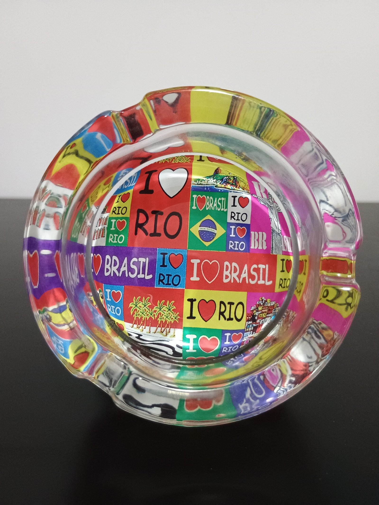 cinzeiro colorido, Eu amo Rio, Rio de Janeiro, lapa, Cristo, brasil, pão de açúcar, bondinho, Rio de Janeiro, Brasil