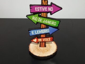 Placa arvore Estive no Rio de Janeiro e lembrei de você