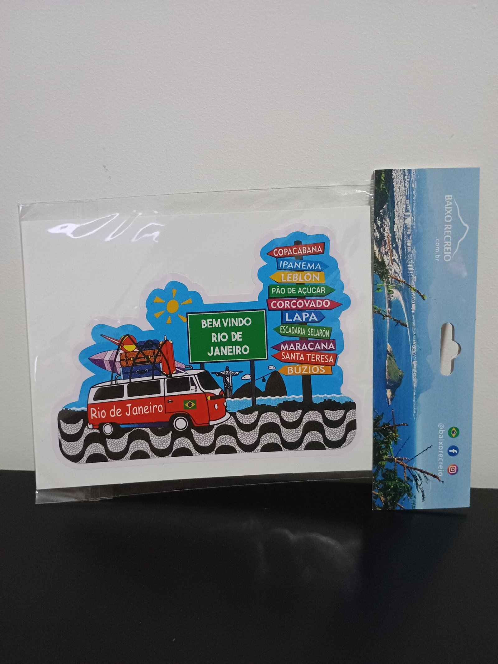 Adesivo bem vindo ao Rio de Janeiro