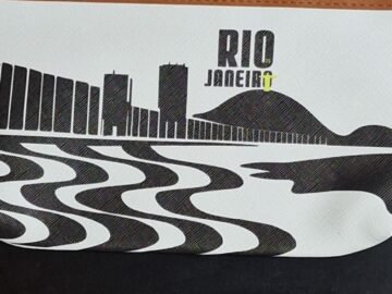 necesserie grande Brasil, calçadão Rio de Janeiro, lapa, cristo, bondinho, lapa, maracanã.