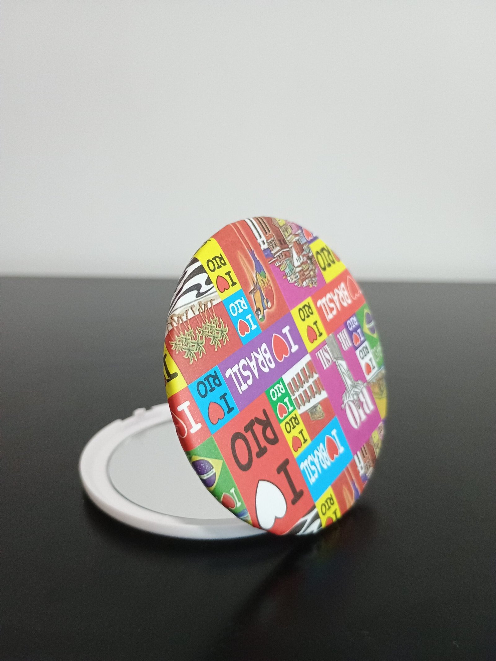 Espelho de plástico colorido, Eu amo Rio, Rio de Janeiro, lapa, Cristo, brasil, pão de açúcar, bondinho, Rio de Janeiro, Brasil