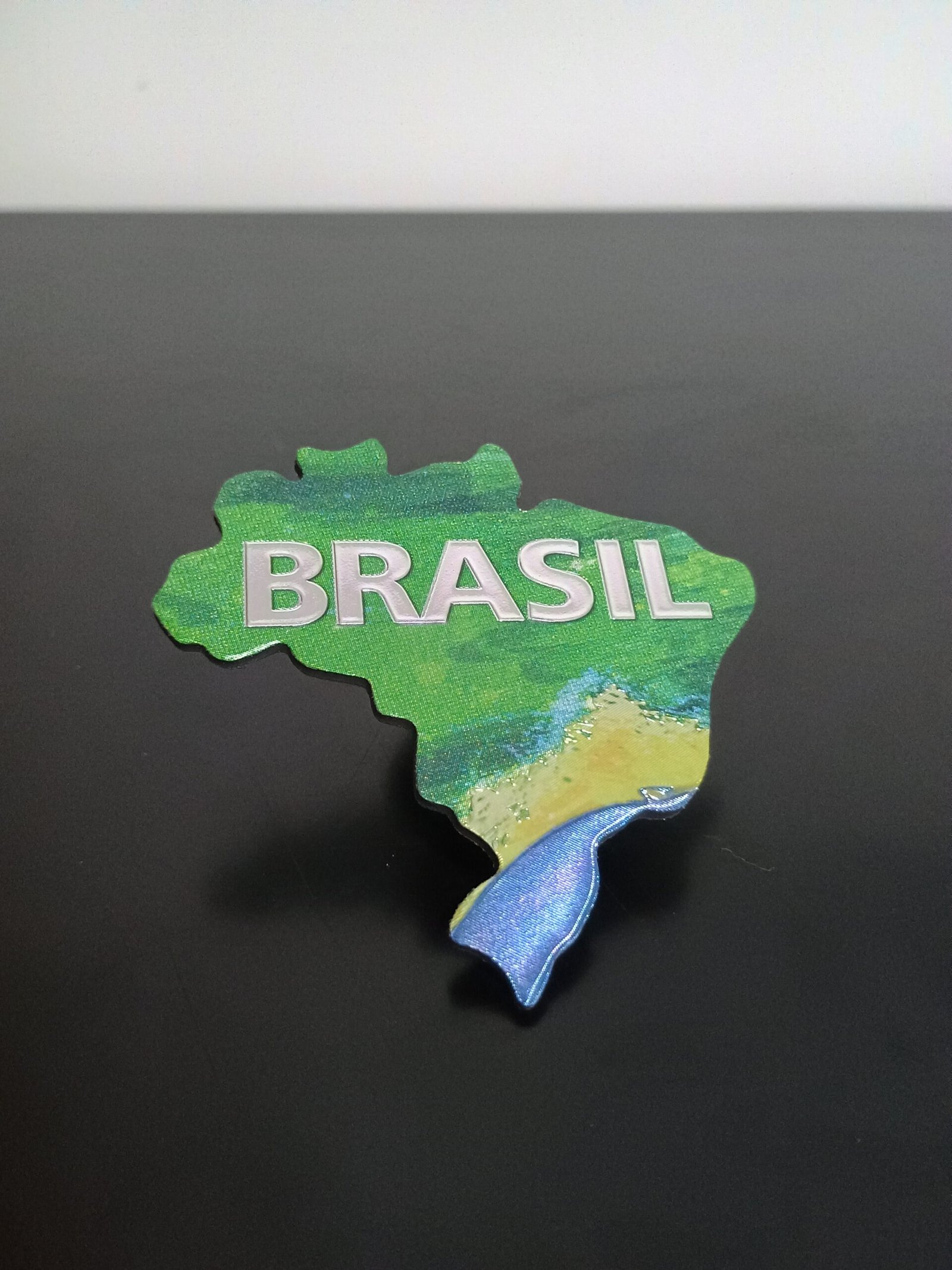 Imã de geladeira mapa Brasil