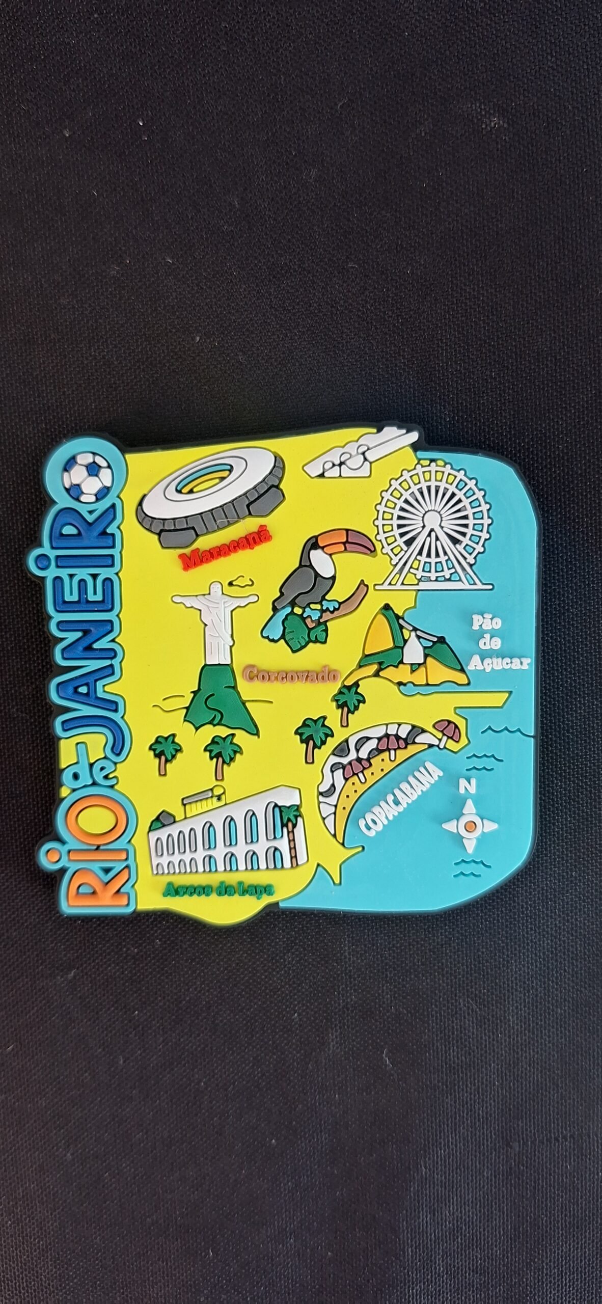 Imã de borracha Rio de Janeiro Roda gigante