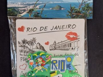 Imã de geladeira de borracha Rio de Janeiro Carnaval