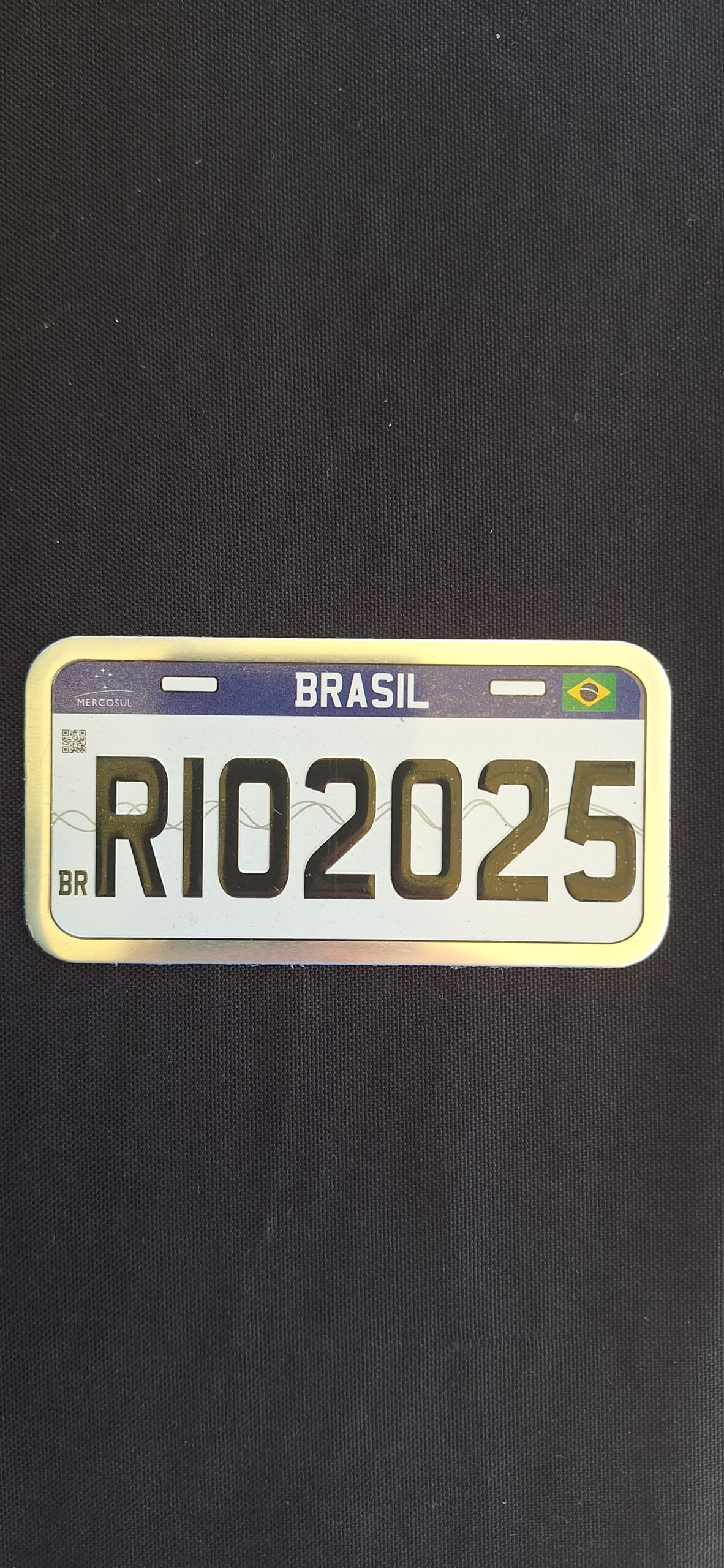 Imã de geladeira placa Rio 2025