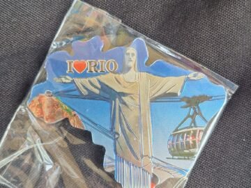 Imã mapa Cristo bondinho