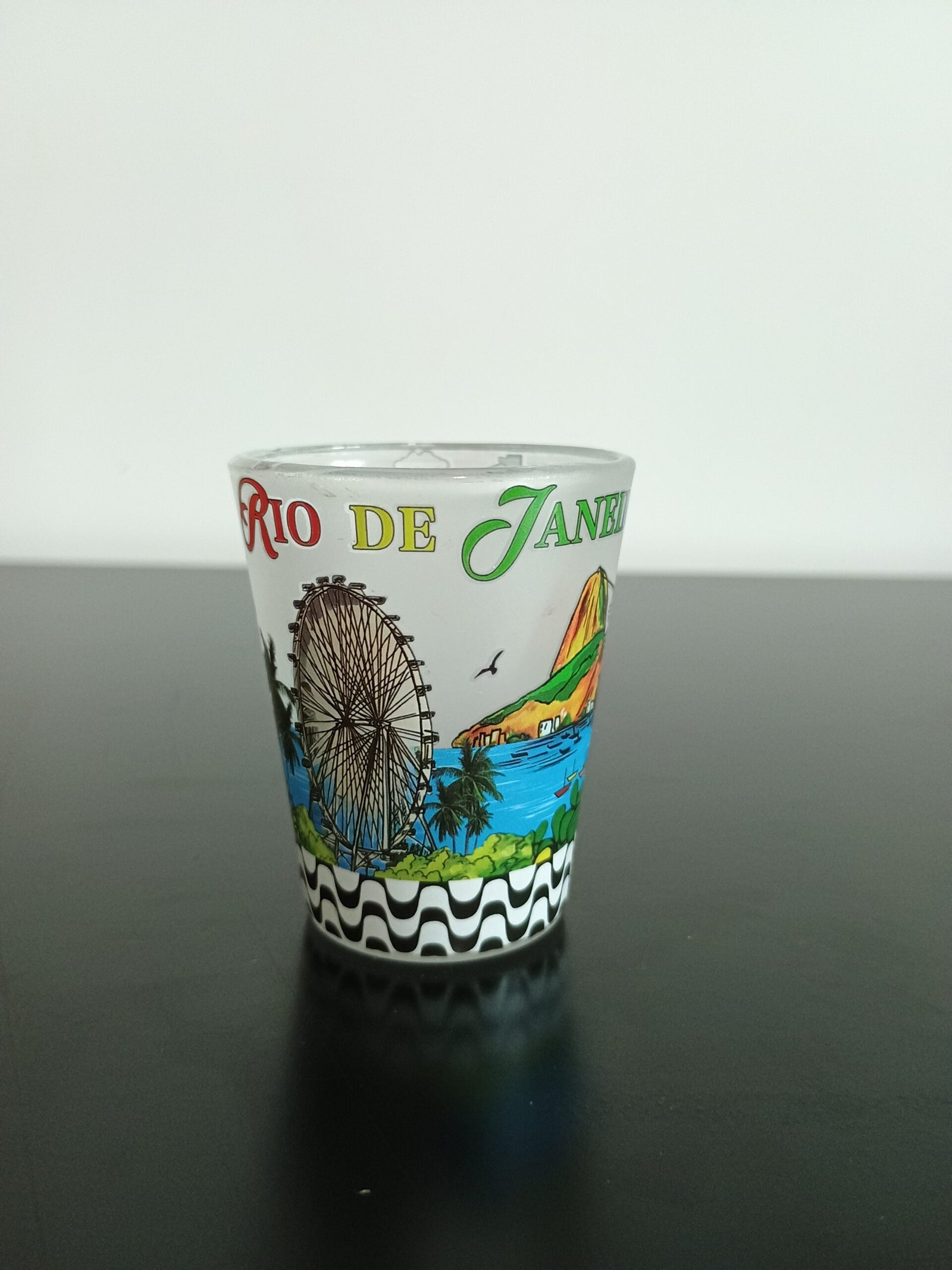Copo de dose fosco Rio de Janeiro Roda gigante