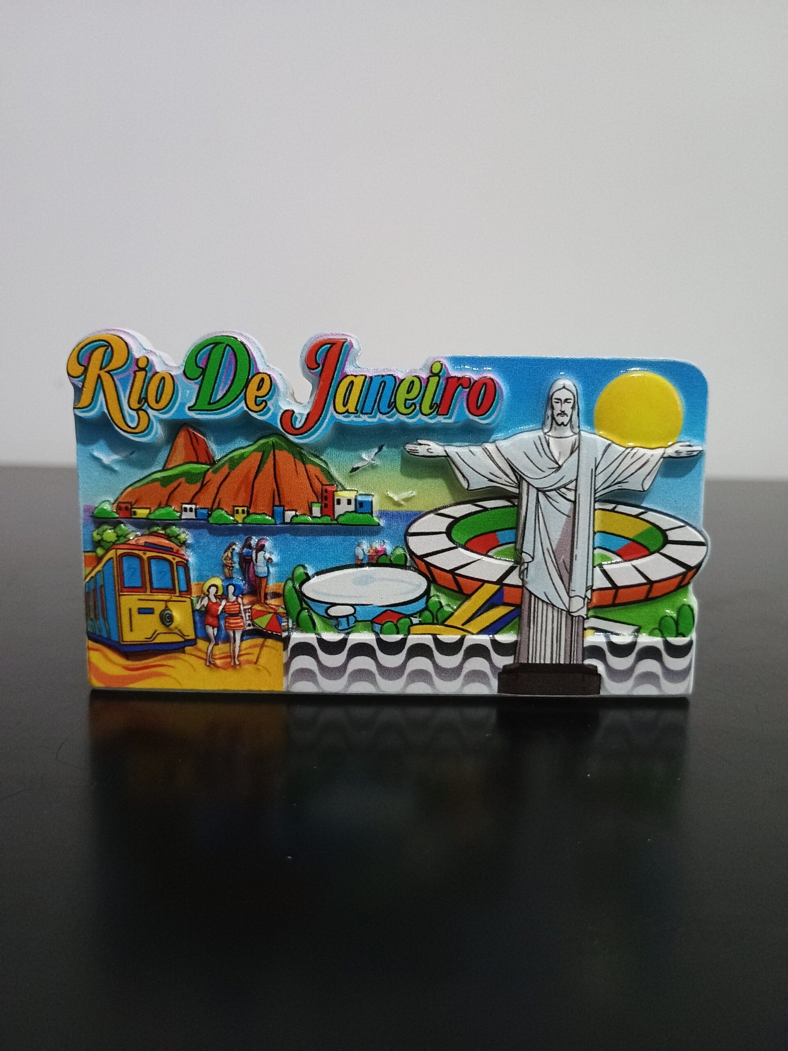 Imã de geladeira em resina Rio de Janeiro