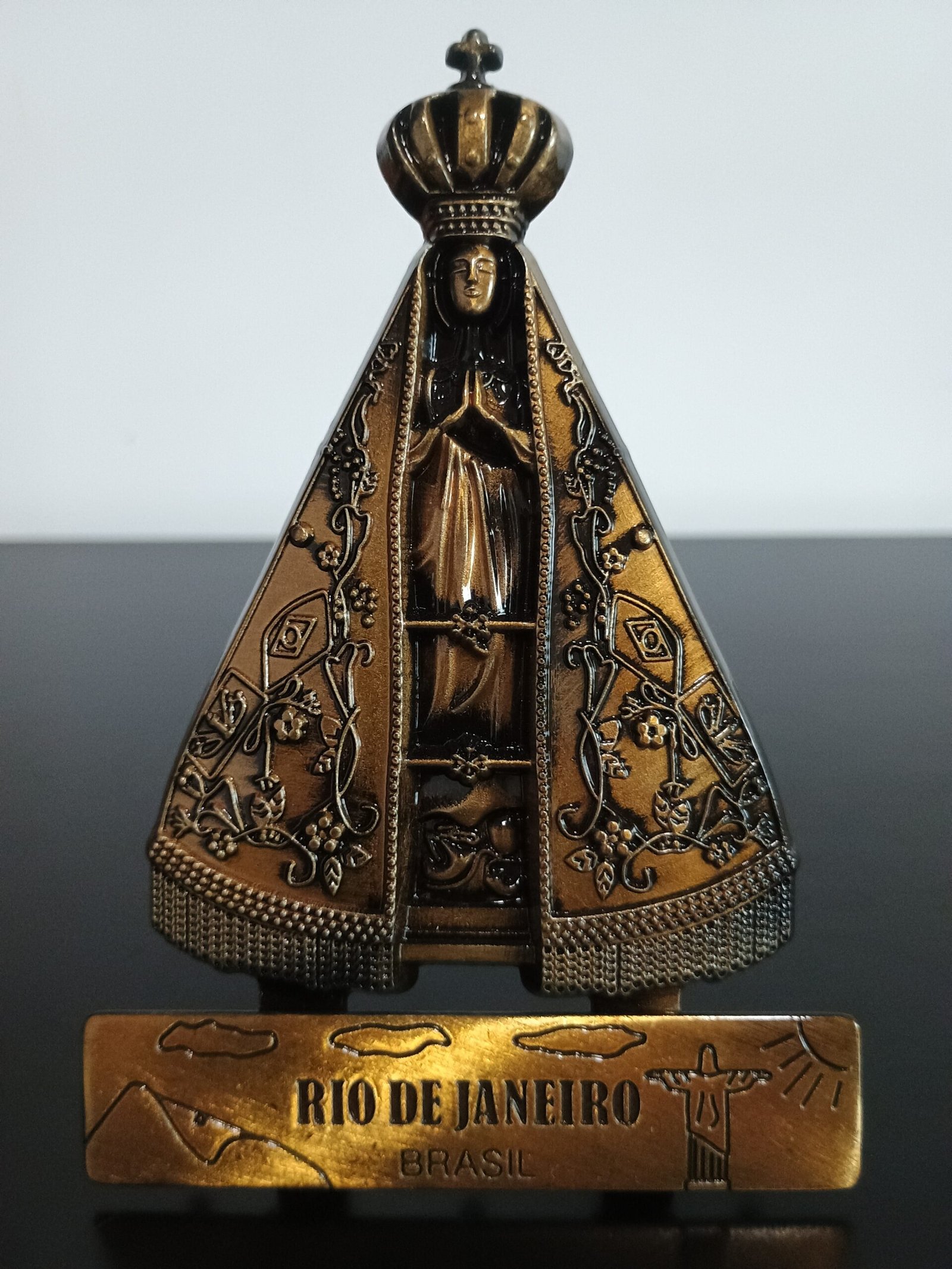 placa decorativa Santa Maria Rio de Janeiro