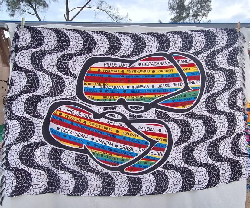 Canga de poliéster havaianas