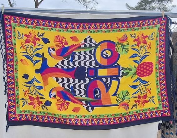 Canga de poliéster Rio Colorido