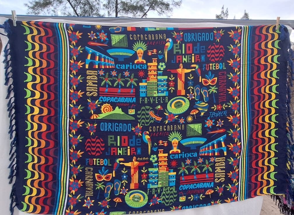 Canga de poliéster Carnaval