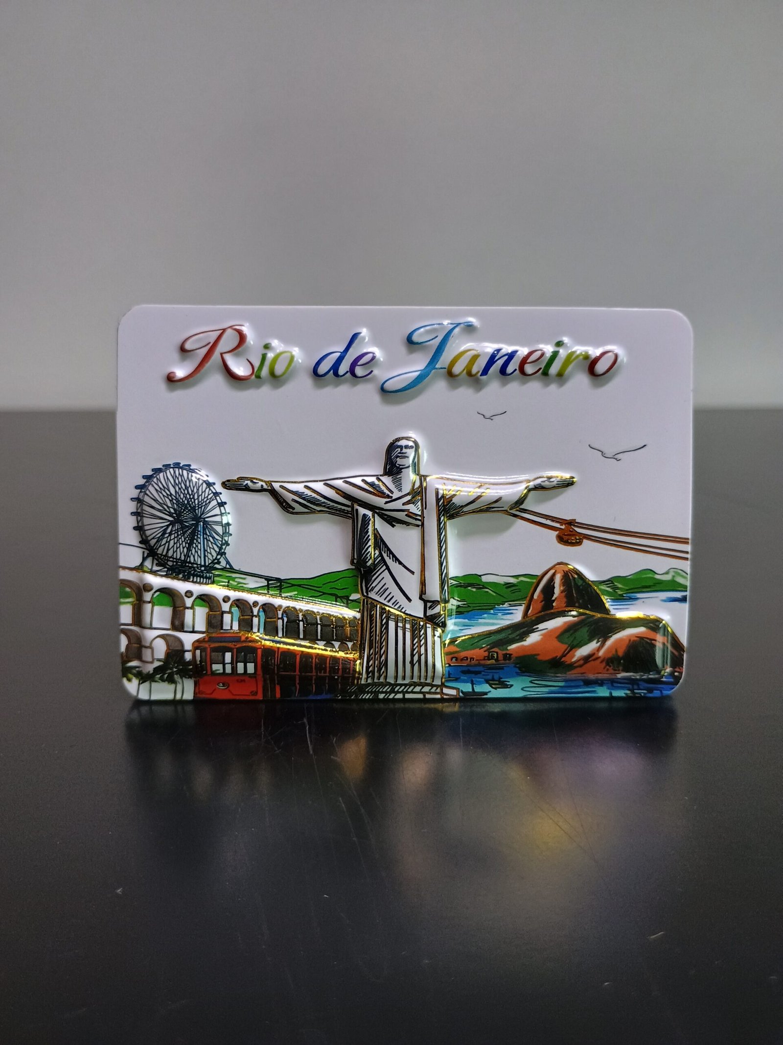 Imã de geladeira de papel Rio de janeiro