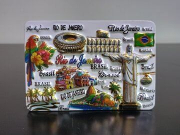 Imã de geladeira de papel Rio de janeiro
