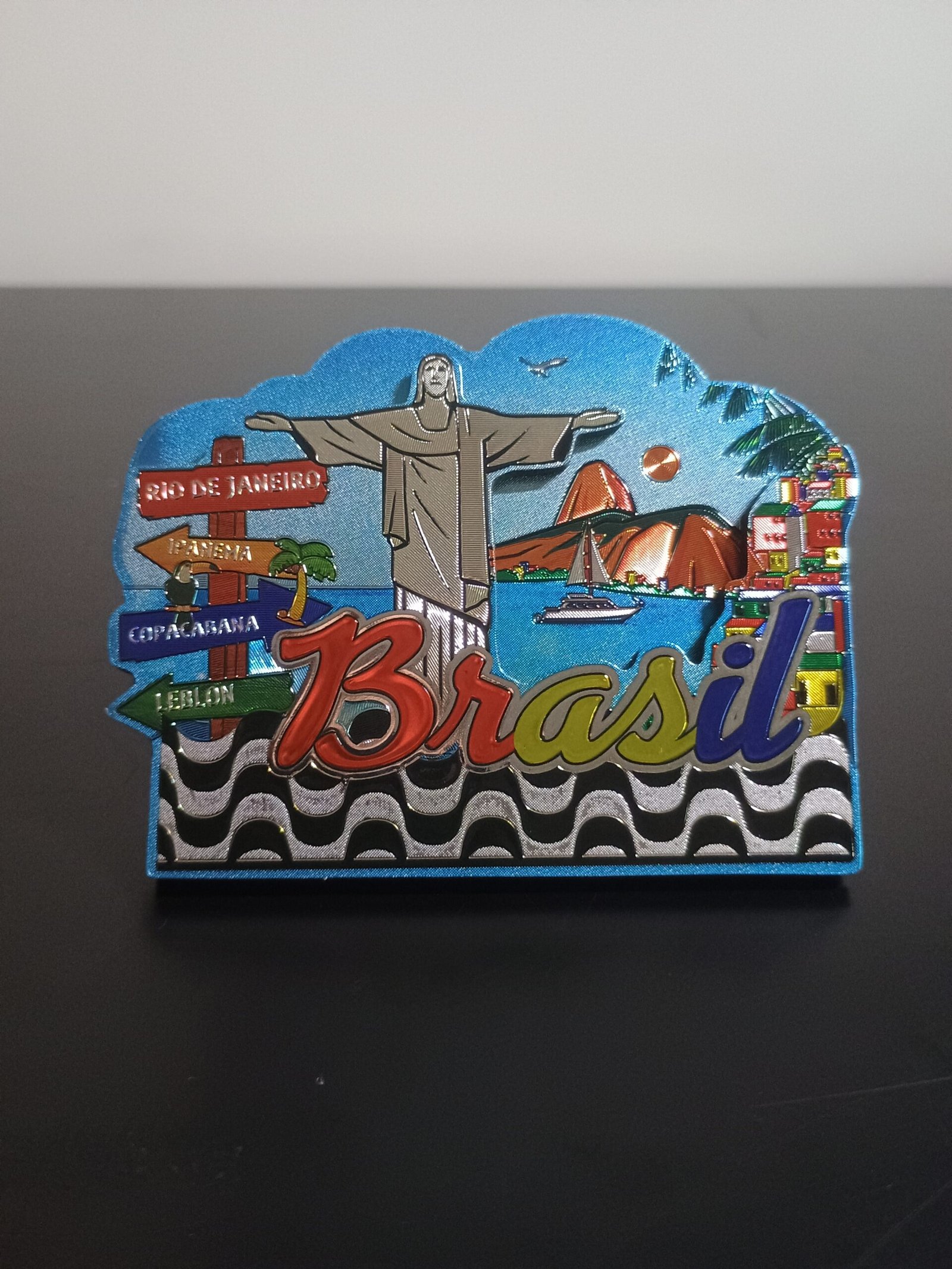 Imã de madeira Brasil