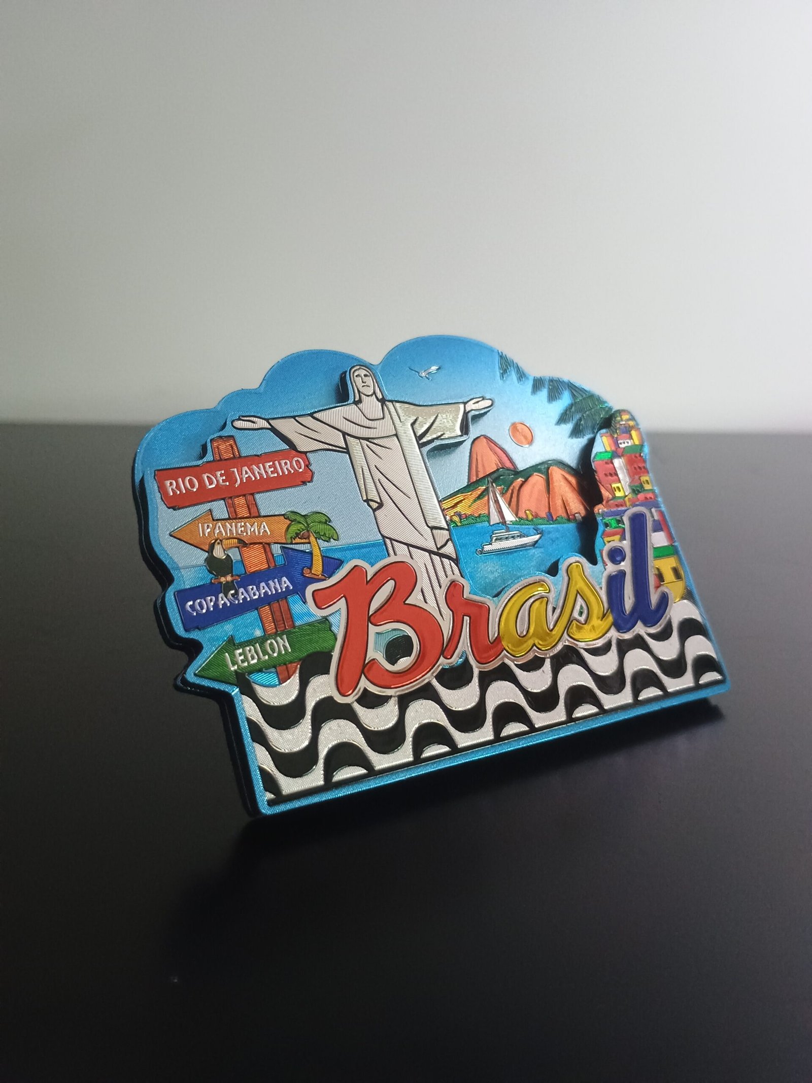 Imã de madeira Brasil