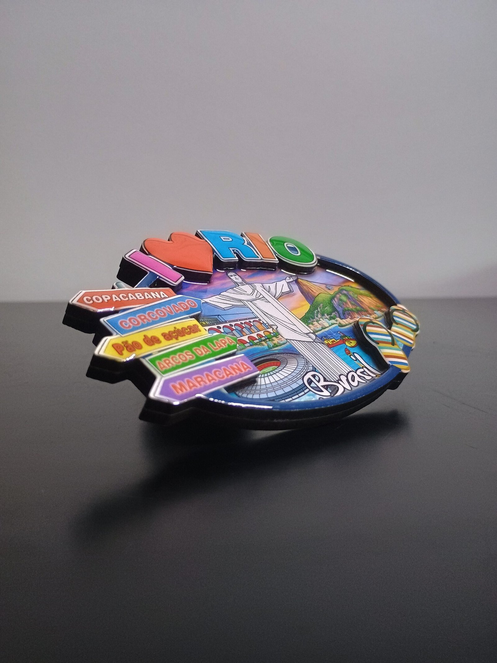 Imã de madeira  I LOVE RIO