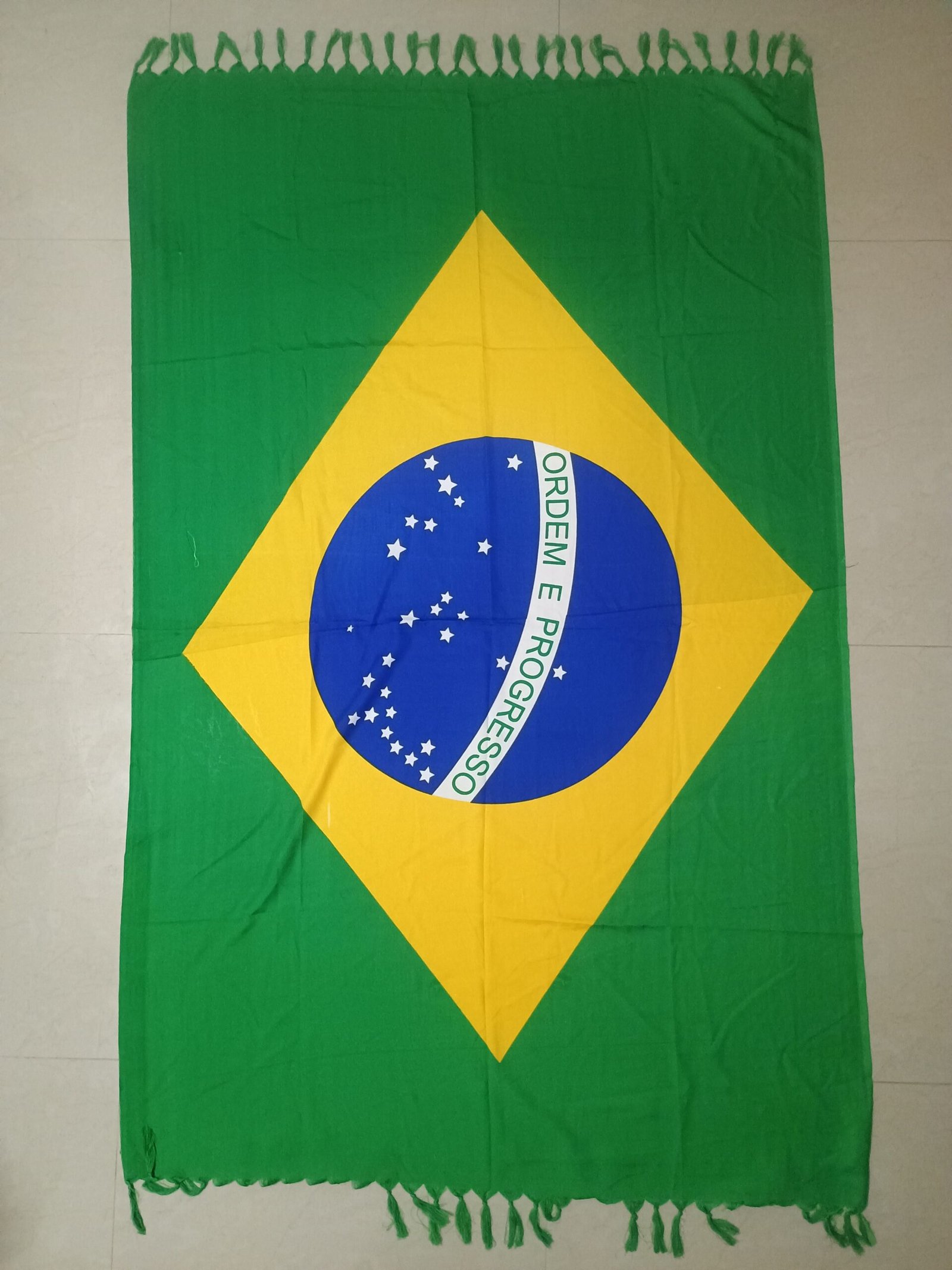 Canga poliester bandeira do Brasil original